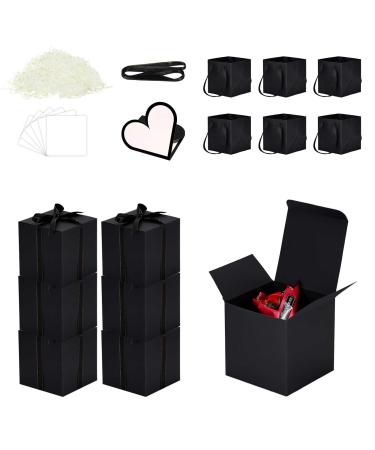 PRO.ME Gift Box 6 Pack 6x6x6in Black Black 1 count (Pack of 6)