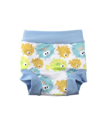 BabyPreg Child Swimming Diaper Cover with High Waist - 0-2 Years Green & Light Blue (2 Pack) | Safe & Comfortable Bathing Shorts for Babies - Buy Online on GoSupps.com