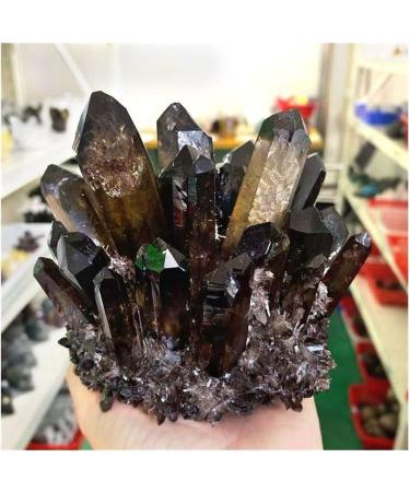 400g/500g/600g Natural Smoking Quartz Cluster Crystals Stones for Home Decoration (Size : 600g) - Buy Online on GoSupps.com