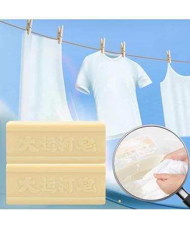 Grand Canal Soap 5PCS Laundry Soap Bar Powerful Stain Remover Underwear Cleaning Soap Gentle Natural Cleaning Soap Bars with 5 Drawstring Soap Bubble Mesh Bags for All Clothing - Buy Online on GoSupps.com