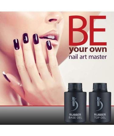 Kodi Professional Rubber Base Gel | 35ml Soak Off Polish for Long Lasting Nails | Non-Toxic & Scentless | Easy to Use under LED/UV Lamp - Buy Online on GoSupps.com