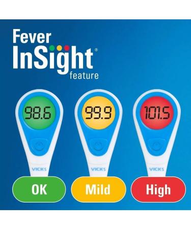 Vicks ComfortFlex Digital Thermometer - Accurate & Fast 8-Second Readings for Oral Rectal & Underarm Use | International Shipping Available - Buy Online on GoSupps.com