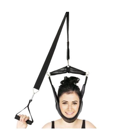Generic neck train aids home-neck train device portable stretch belt for the neck ears traction corrector stretch set for the spine