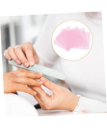 FRCOLOR 2 Boxes Nail Wipes Cleaning Wipes Gel Nail Polish Travel Wipes Dip Polish Remover Nail Remover Finger Nail Polish Remover Gel Polish Remover for Nails Glue Wipes Cotton 4.80X4.80X0.10CM Pink - Buy Online on GoSupps.com