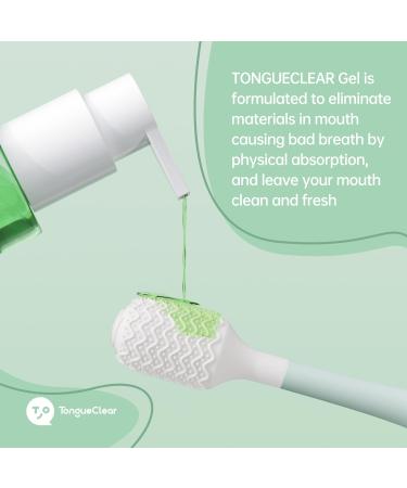 Oral Cleaner & Gel Kit - Fight Bad Breath & Halitosis | Tongue Cleaner for Adults | Fresh Mint - International Shipping Available - Buy Online on GoSupps.com