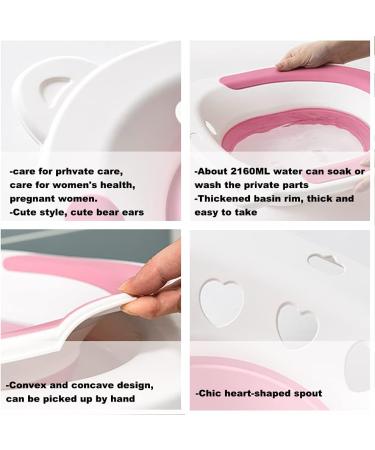 Sitz Bath Postpartum Care Kit for Hemorrhoids and Yoni Steam - Pink - Buy Online on GoSupps.com