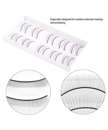 10 Pairs of Self-Adhesive False Eyelashes - Perfect for Beginners & Eyelash Extensions | High-Quality Makeup Lashes for Practice - Buy Online on GoSupps.com
