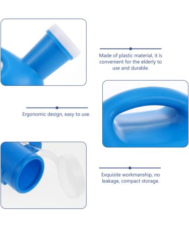 ICEMOB Pee Bottle for Men with 1.6M Hose Portable Urinals for Men Mens Urine Bottles Spill Proof for Beds Wheelchair Car Travel Reusable 2000Ml Create The Perfect Experience for You - Buy Online on GoSupps.com