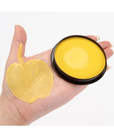 Karlor facial color 30g yellow aqua make-up make-up facepainting body paint water base professionally make-up paint for adult children makeup halloween carnival carnival cosplay (yellow)