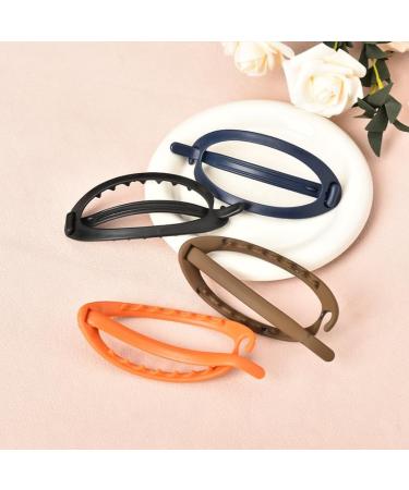 French Hair Barrette Clips Large Hair Clips for French Twist Clip for Bun Ponytail Holder Closure Hair Slide No Slip Grip Hairpins Matte Hair Claw Clips Accessories for Women Girls - Buy Online on GoSupps.com