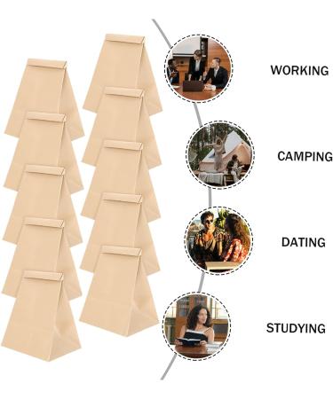 KALLORY 10pcs Disposable Kraft Paper Emesis Bags for Motion Sickness - Vomit Pouch for Carsickness & Child Use - Buy Online on GoSupps.com