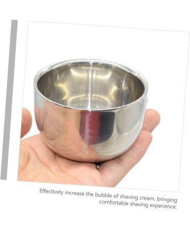 Fomiyes Stainless Steel Shaving Cup & Bowl - Durable Shaving Soap Shell for Brush | 7.3x5cm Men's Grooming Tool - International Shipping Available - Buy Online on GoSupps.com