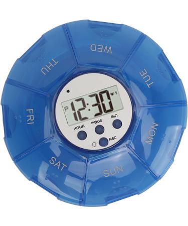 Smart Medicine Box with Recording 7-Day Reminders for Elderly & Blind - International Shipping Available - Buy Online on GoSupps.com