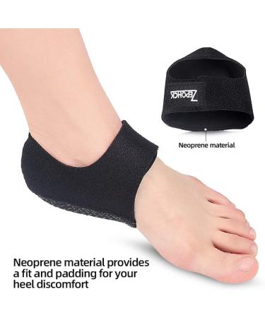 ZEPOHCK Heel Cushions - Plantar Fasciitis Heel Pads for Achilles Heel Pain Relief (Large) - Buy Online on GoSupps.com