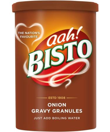 Bisto Onion Gravy Granules 190g - 4 Pack | Just Add Boiling Water Low In Fat & Sugar. - Buy Online on GoSupps.com