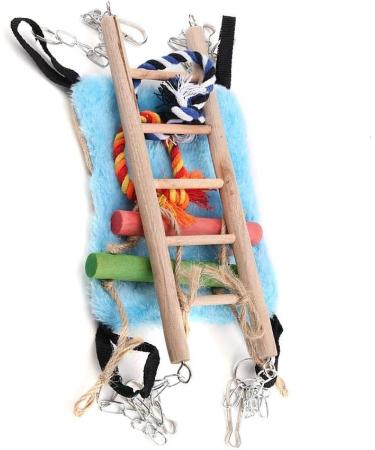 Hamster Swing Small Animal Suspension Bridge Squirrel Hanging Bed Hammock Stair Ladder Toy for Gerbil Rat Mouse Bird Parrots - Buy Online on GoSupps.com
