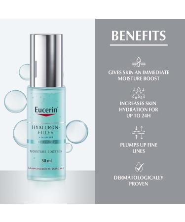 Eucerin Hyaluron Filler Moisture Booster Gel Ultra-light and Refreshing For All Skin Types Including Sensitive Skin 30ml - Buy Online on GoSupps.com