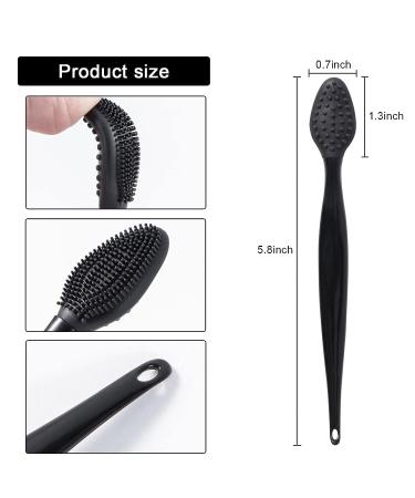 10 Pcs Ooloveminso Silicone Black Lip Scrub Brush Set - Double-Side Exfoliator Tool for Dark Lips - Lip Care and Beauty - Buy Online on GoSupps.com
