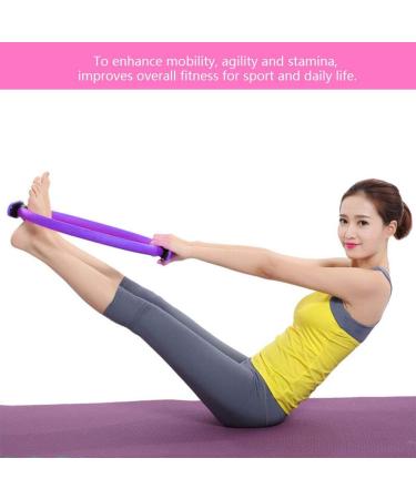 Drfeify Pilates Ring - 4 Color Dual Grip Fitness Circle for Home Training | Tone Inner & Outer Thighs - Violet - Buy Online on GoSupps.com