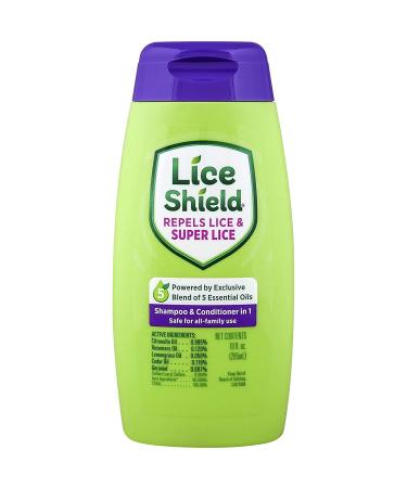 Lice Shield Shampoo & Conditioner in 1, Repels Lice and Super Lice, 10 fl oz