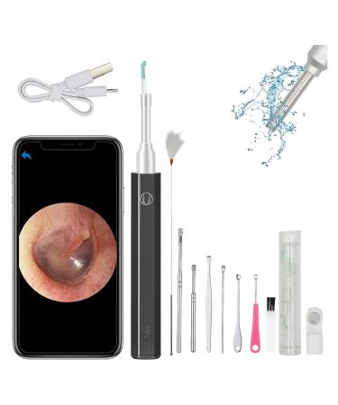 OBEST Otoscope 1080p Ear Camera 3.5mm Ear Cleaner with 5 LED Lights and 1 Germicidal Light Compatible with Android IOS and Ipad