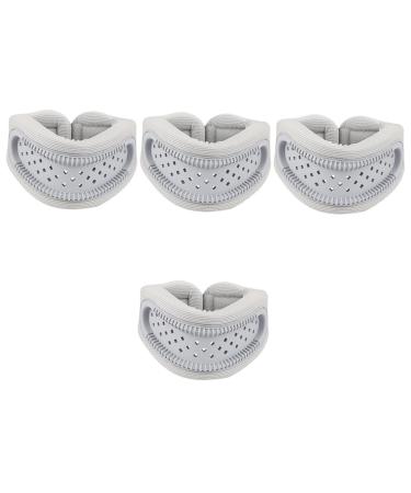 Beaupretty 4 pieces cervical tubering device neck roller neck support cushion Neck Massagers Neck Ease Naked pillows travel Rollenkrause Protection collar neck padding bracket 57.00x2.20cmx4pcs graux4stk