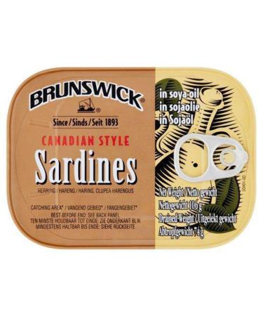 MASBrunswick Sardines in SOYA Oil 106g Box of 12-Fd