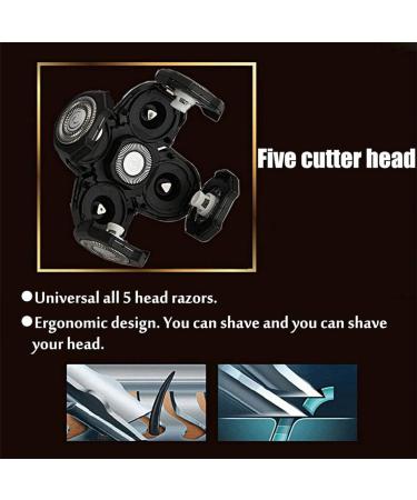 5 Head Shaver Replacement Blades for Electric Razors Ultimate Bald Head Shaving Tool - Buy Online on GoSupps.com