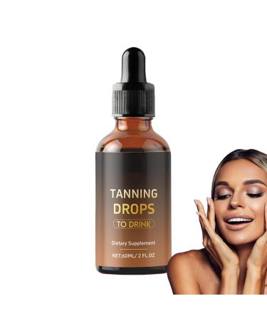 Tanning drops to drink Sunless Tanniing Solution Glow Dropss Tans Drinkable Tanning Mix Naturally Boost Melannin Drinkable Tanning Drop Reduce Tanning Time