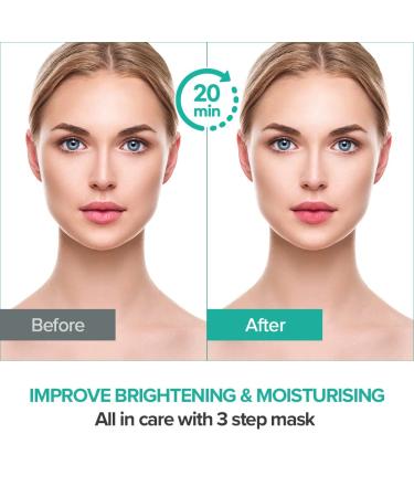 JM Solution Marine Luminous Pearl Deep Moisture 3 Step Mask - 10 Sheets for Dry Skin - Buy Online on GoSupps.com