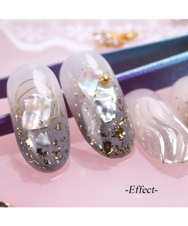 Irregular Abalone Seashell Slices 3D Nail Art Shell Piece Nail Art Decorations UV Gel Flake Mermaid Nail Sequins Multi-colored C - Buy Online on GoSupps.com