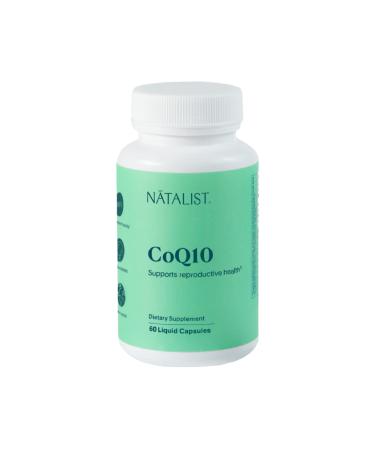 NATALIST CoQ10 Ubiquinone 120 mg Daily Fertility Vitamin Powerful Antioxidant Defense & Cellular Energy Support Supplement - High Absorption for Women & Men Vegan Non-GMO - 60 Liquid Capsules