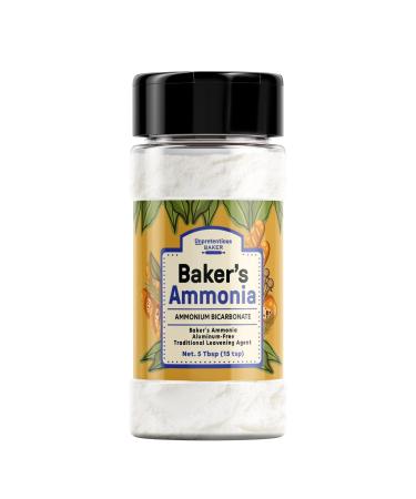 Ammonium Bicarbonate (5 Tbsp) Food Grade Baker's Ammonia, Aluminum-Free, Traditional Leavening Agent - Buy Online on GoSupps.com
