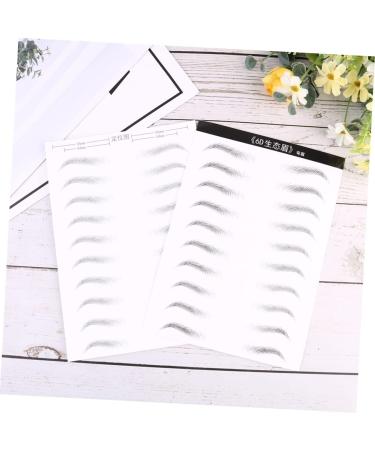 Beavorty 4 Sheets Black Stickers Eyebrow Stickers for Makeup Transfer Stickers 6 Proof Supplies - Buy Online on GoSupps.com