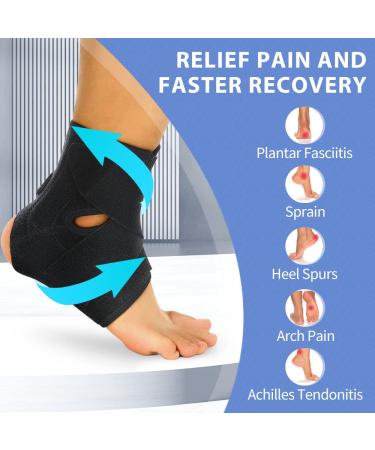 AKSO MEDICOS Breathable Ankle Brace for Men & Women - Adjustable Support for Achilles Sprain Recovery - Buy Online on GoSupps.com