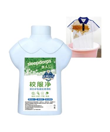 Efficient Easy Clean Laundry Detergent Powder Active Oxygen Stain Remover Concentrated Oxygen Laundry Detergent Bleach and Toxin Free Laundry Stain Remover - Removes Oil Paint (1PC)