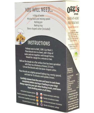 Oggi's Oven Dog Original Flavoured Biscuit Baking Kit with Cutter 150g Dog Biscuit - Buy Online on GoSupps.com