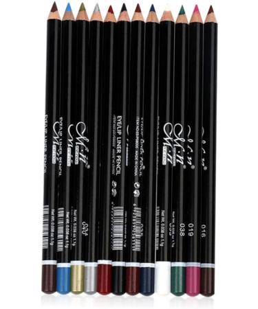 KALLORY Lip Makeup 12 Pcs Colored Eyeliners Eyeliner Pen Makeup Eyeliner Set Lip Line Make up Lip Liner Pencils - Buy Online on GoSupps.com