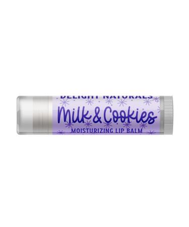 Delight Naturals JUMBO Holiday Lip Balm - Milk and Cookies