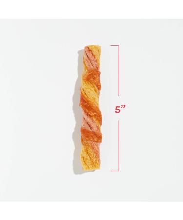 DreamBone Puffy Twist Peanut Butter Wrapped Chicken 8ct 4oz 120g - Buy Online on GoSupps.com