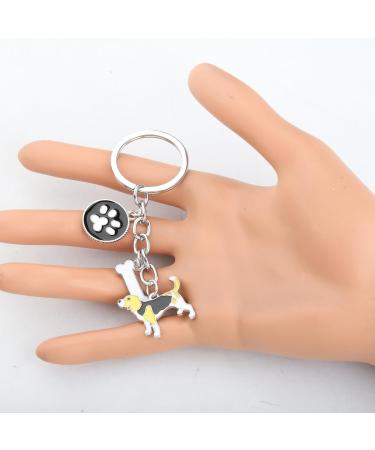 Ensianth Dog Keychain Gifts | Perfect Puppy & Dog Paw Print Keyring for Dog Lovers | Ideal Gift for Dog Owners Moms & Dads - Buy Online on GoSupps.com