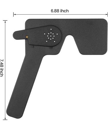 Ophthalmic Eye Occluder with 14 Holes | Ideal for Eye Exams | Black - Buy Online on GoSupps.com