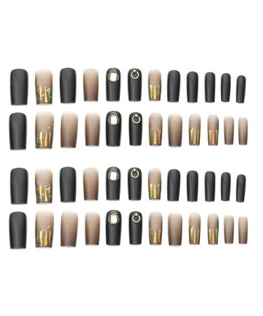2/3Set DIY Self-adhesive Stickers Detachable Beauty Tool Full Cover Fake Nails Manicure Acrylic(2set)