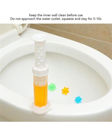 Toilet Cleaning Gel Stamp Colorful Touch-Free Toilet Fresh Gel Cleaning Stamp Remove Odors and Fragrance with 12 Flowers Toilet Wand Refills Clean Deodorant Cleaner Gel for Toilet Cleaning - Buy Online on GoSupps.com