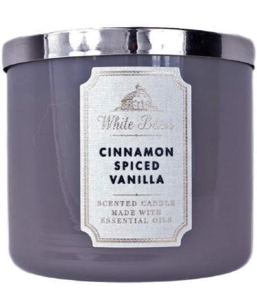 Shop Bath & Body Works Cinnamon Spiced Vanilla 3-Wick Candle - 14.5 oz | Premium Essential Oil Candle for a Cozy Aroma - International Shipping Available - Buy Online on GoSupps.com