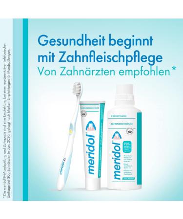 Meridol Soft Toothbrush for Gum Protection - Gentle Manual Cleaning - 1 Pack - Buy Online on GoSupps.com