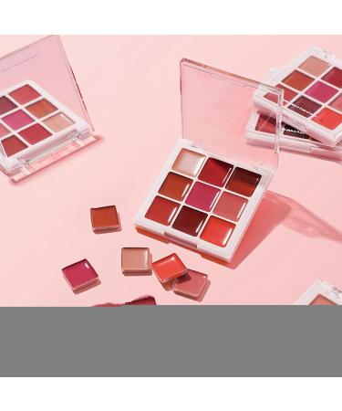 Palette l vres | Lot de 9 gloss l vres hydratants mats imperm ables non collants pour f tes et usage quotidien - Buy Online on GoSupps.com