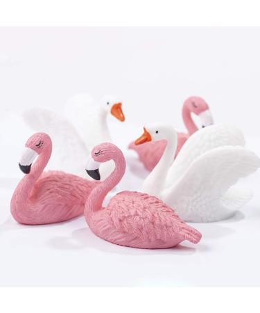 Shop Tangger 6PCs Nail Tips Holder Stand - Flamingo & White Swan for DIY Manicure & Salon Display - Buy Online on GoSupps.com
