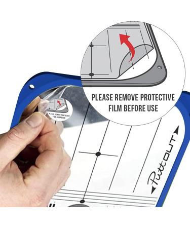 PuttOut Putting Mirror Trainer & Alignment Gate Blue - Improve Your Putting Skills - Buy Online on GoSupps.com