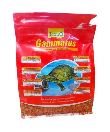 Tetra ReptoDelica Gammarus turtle food - natural food made from whole freshwater shrimp 4 L bag 4 l (1 pack)